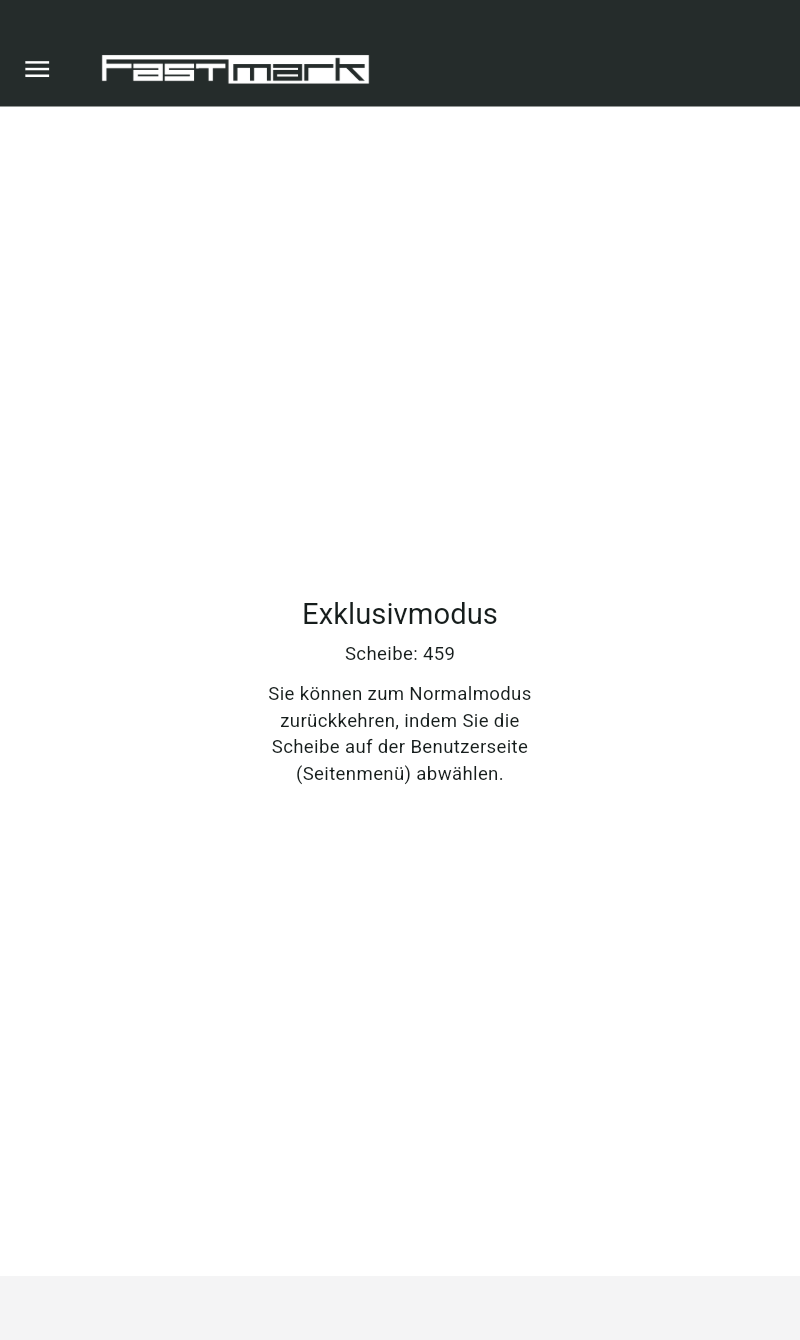 Der Startbildschirm im Exklusivmodus