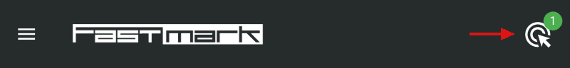 The target counter showing one target