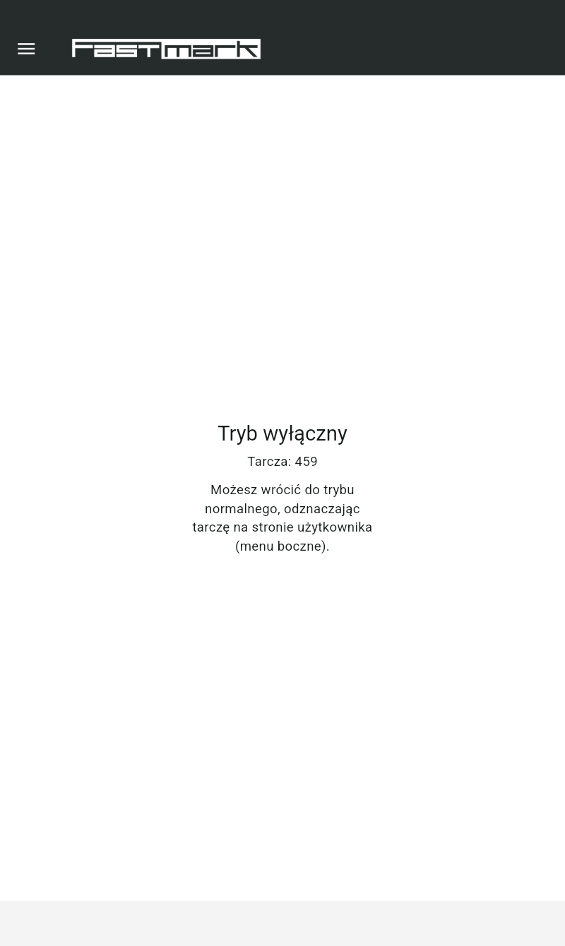 Ekran główny w trybie wyłącznym